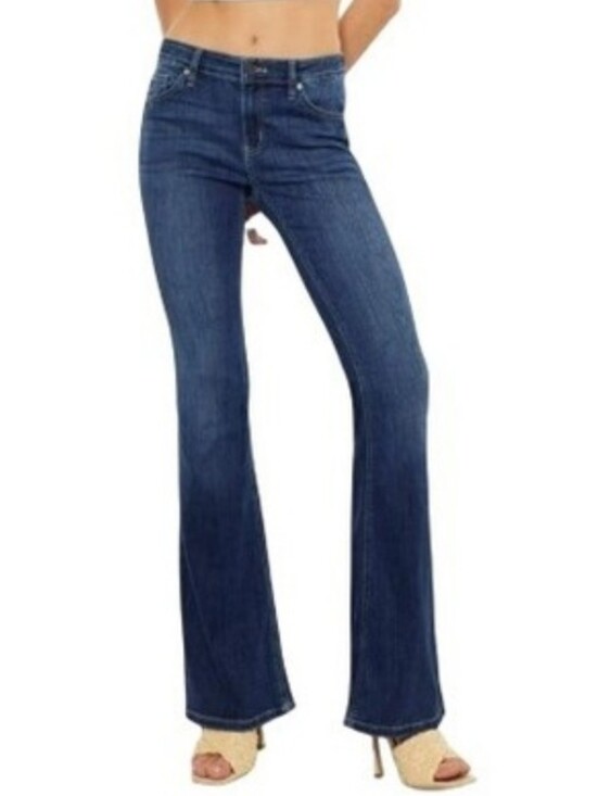 KanCan Denim - Kancan Dark Indigo Flare Bootcut Jeans rodeo western casual size 32